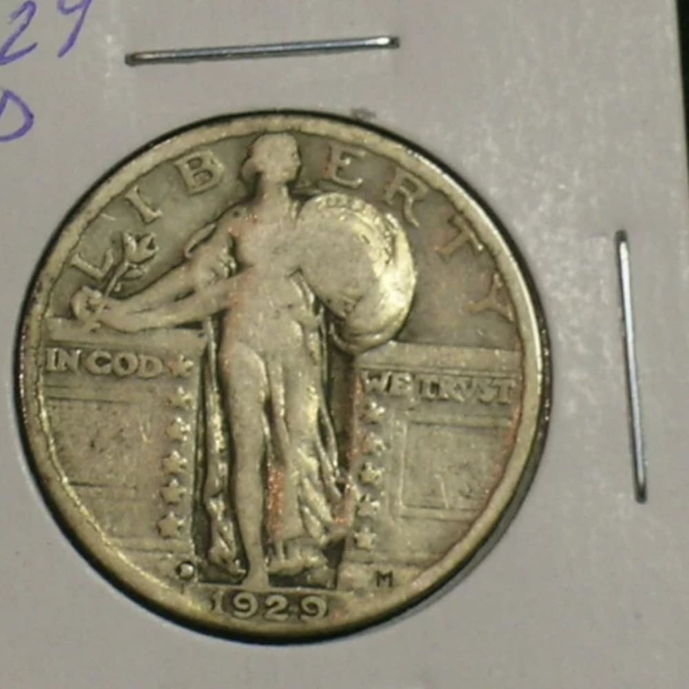 1929-D Standing Liberty Quarter - Type Coin - (AE7-1))